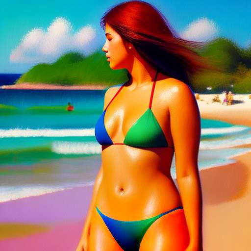 Sheer Bikini Midjourney Creation: Make Your Beach Dreams Come True! - Socialdraft