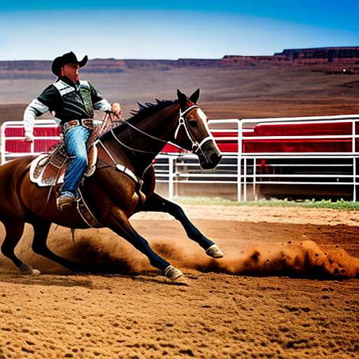 Midjourney Bronc Riding Prompt - Customizable Cowboy Art - Socialdraft