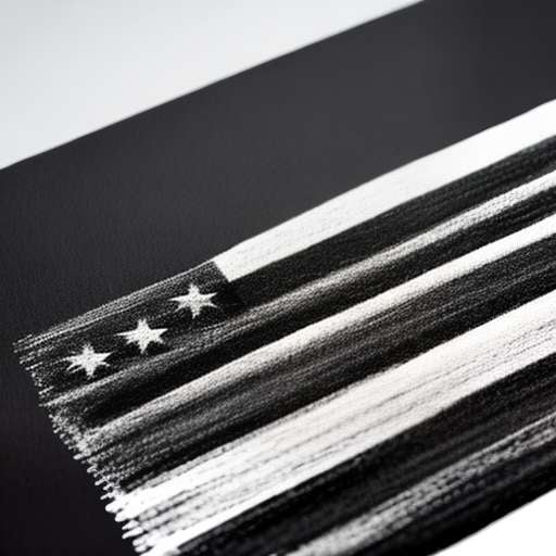 Custom Country Flag Charcoal Drawing Midjourney Prompt - Socialdraft