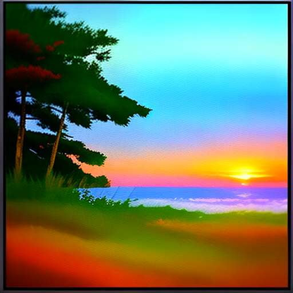 Jeolla Sunrise Over the Ocean Midjourney Prompt Image Generator - Socialdraft
