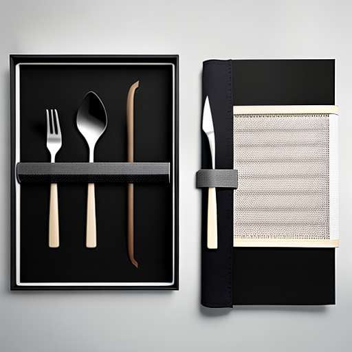 Artistic Utensil Set Midjourney Image Prompts – Personalize Your Dining Experience - Socialdraft