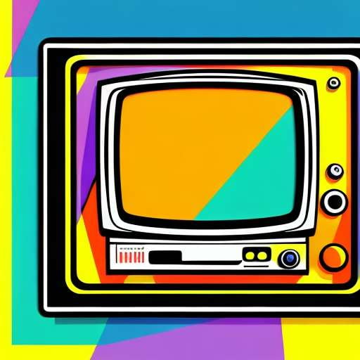 Retro Pop Art Animal Midjourney Prompt with 1980s Static TV Screen Effect - Socialdraft