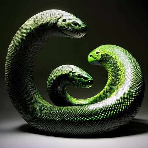 Midjourney Snake 3D Exhibit: Mesmerizing and Stunning Visuals - Socialdraft