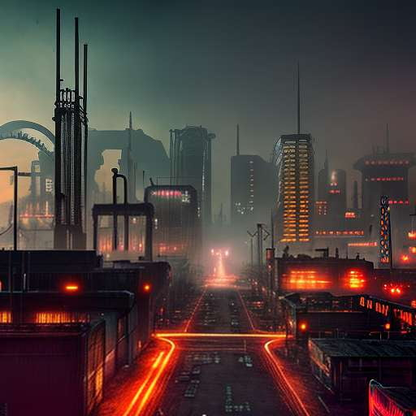 Dystopian Cityscape Generator - Create Your Own Futuristic World - Socialdraft