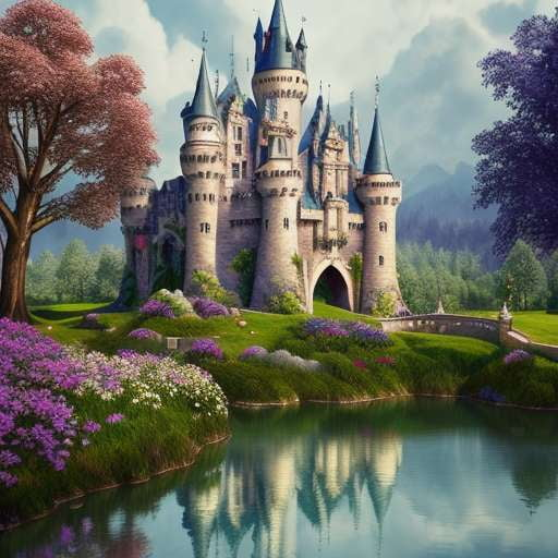 Fantasy Concept Art Landscapes: Castles and Bridges Midjourney Prompts - Socialdraft