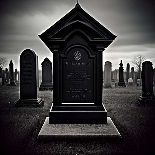 Forgotten Cemetery Midjourney Prompts - Creepy Midnight Graveyard Photos - Socialdraft