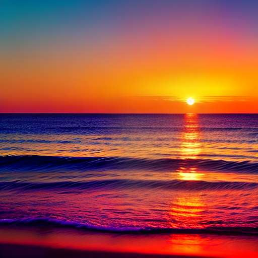 "Customizable Ocean Sunset Midjourney Prompt for Impressive Artwork" - Socialdraft