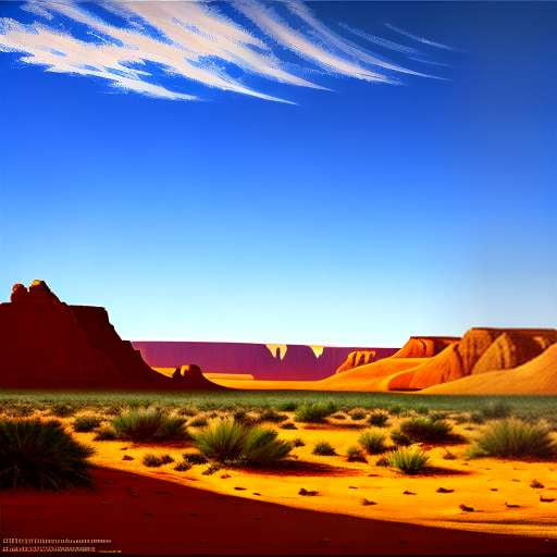 Desert Mountain Range Midjourney Prompt: Diamond Landscape - Socialdraft