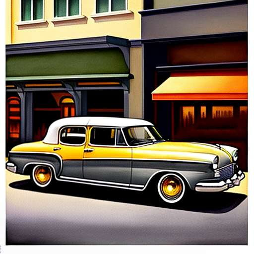 Vintage Car Midjourney Prompt - Create Custom Illustrations - Socialdraft