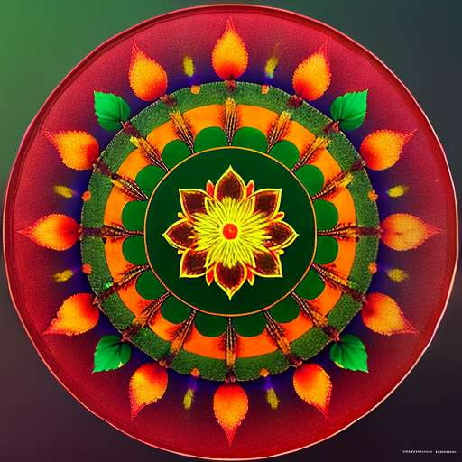 "Lotus Pond Mandala Midjourney Prompt - Create Your Own Unique Mandala Art Piece With Ease" - Socialdraft