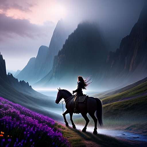 Mythical Centaur Sunset Midjourney Prompt - Customizable Image Creation - Socialdraft