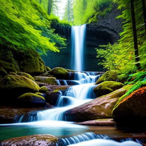 Mountain Waterfall Midjourney Prompts for Stunning Landscapes - Socialdraft