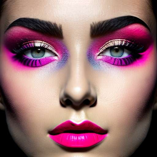 Polka Dot Scales Makeup Image Midjourney Prompt for Custom Creations - Socialdraft