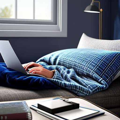 Cozy Blue Plaid Pajamas Midjourney Prompt - Customizable Text-to-Image Model - Socialdraft