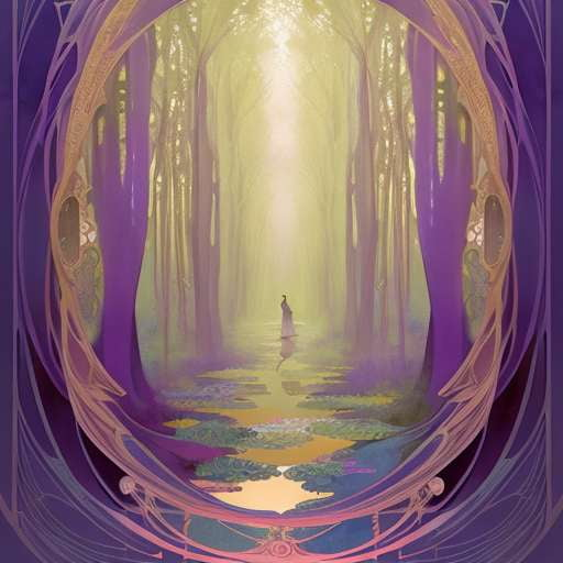 Midjourney Prompt: Opalescent Forest - Create Your Magical Living Forest Image - Socialdraft