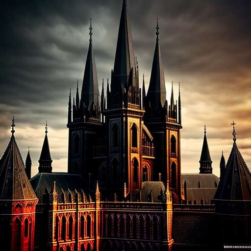 "Dark Cathedral: Gothic Spire Midjourney Prompt" - Socialdraft