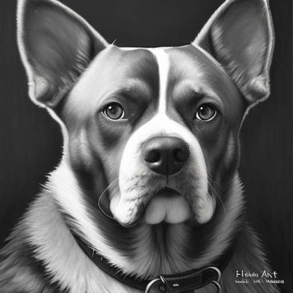 Customizable Realistic Dog Portraits Midjourney Prompt - Socialdraft