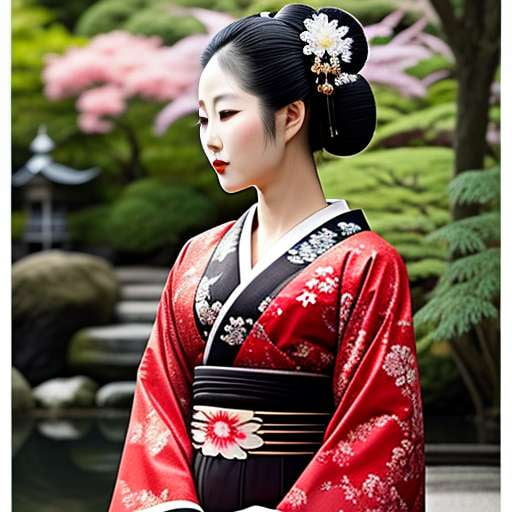 Geisha Tattoo Midjourney Prompt: Customizable Japanese Art Design - Socialdraft