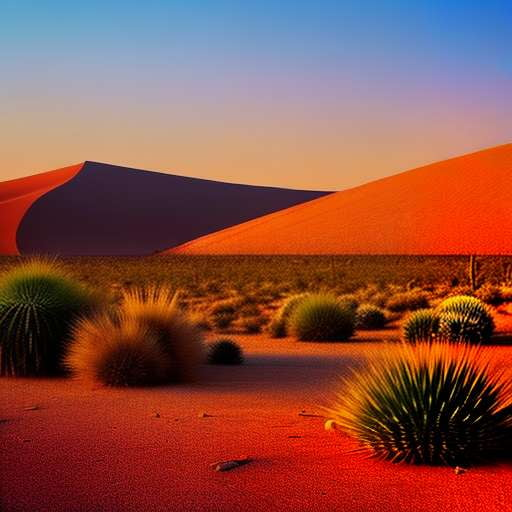 Desert Sunset Midjourney Prompt - Socialdraft