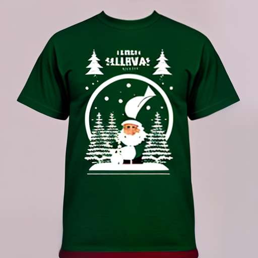Christmas Cartoon T-Shirt Design Midjourney Prompt for Customization - Socialdraft