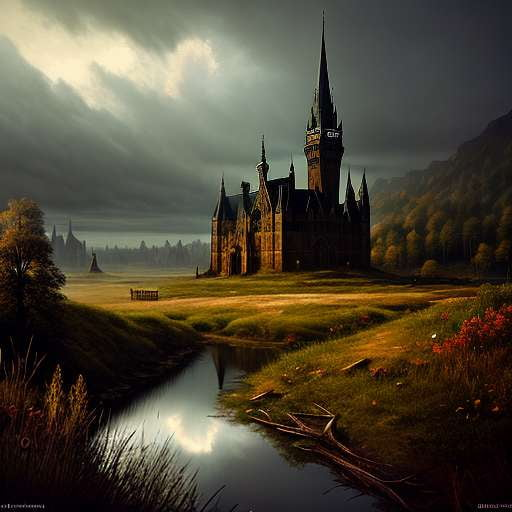 Abandoned Castle Midjourney Art Prompt - Text-to-Image Creation - Socialdraft