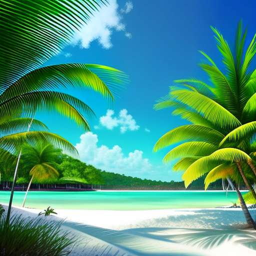 Island Paradise Midjourney Prompts - Customizable Tropical Scenery Images - Socialdraft