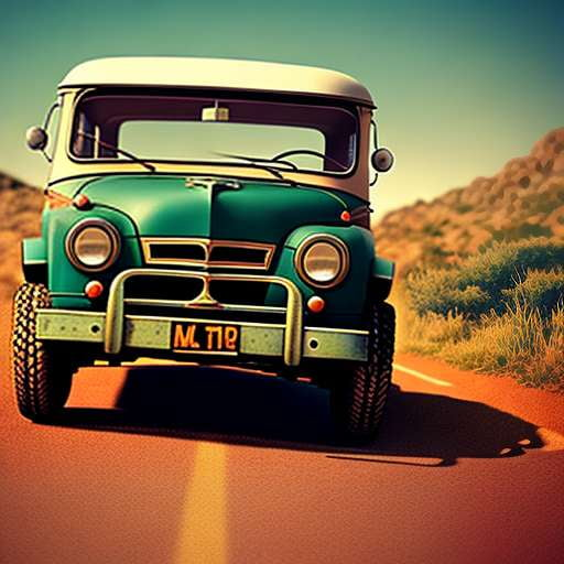 Midjourney Retro Off-Road Vehicle Prompt for Image Creation - Socialdraft