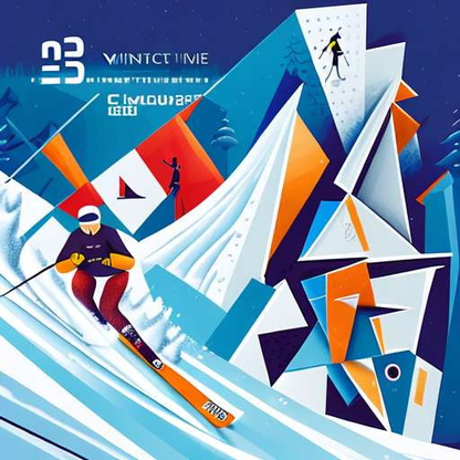 Winter Skiing Characters Midjourney Prompts - Socialdraft
