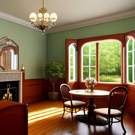 Victorian Tea Room Midjourney Prompt for Unique Home Decor - Socialdraft