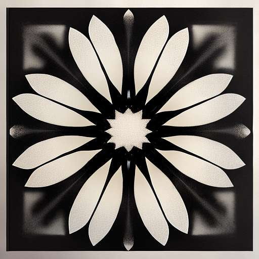 Dotted Flower Midjourney Image Prompts for Custom Artworks - Socialdraft