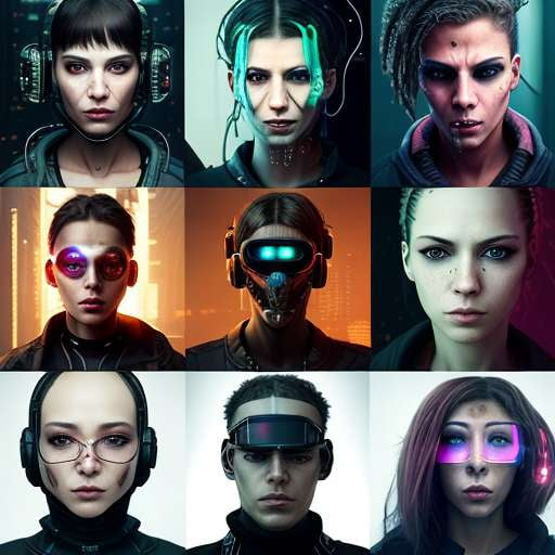 Cybertec Hacker Portraits Midjourney Prompts - Socialdraft