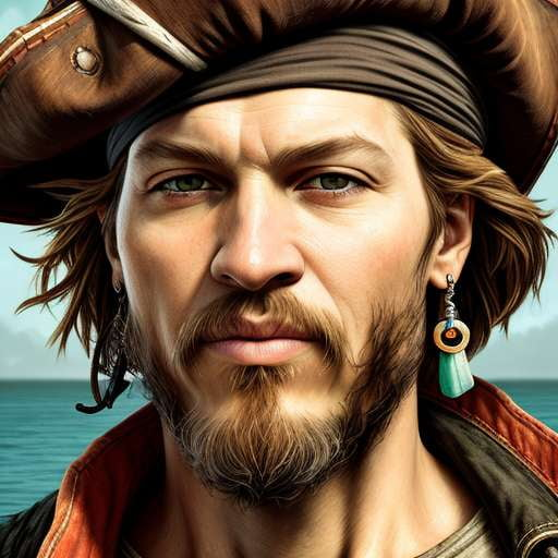 Custom Pirate Portraits - Bold and Adventurous Midjourney Prompts - Socialdraft