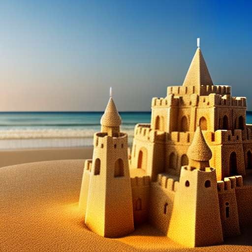Beach Sandcastle Midjourney: Create Your Own Unique Sandcastle Design - Socialdraft