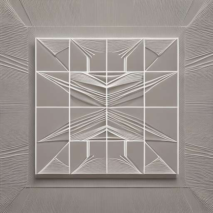 Pastel Geometric Midjourney Wall Art - Minimalist Design - Socialdraft