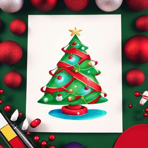Customizable Midjourney Christmas Ornaments for DIY Decoration - Socialdraft