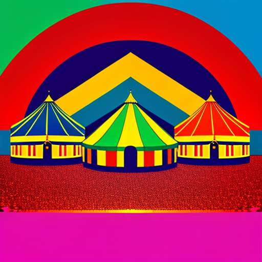 Midjourney Circus Tent Prompt - Unique Customizable Text-to-Image Art - Socialdraft