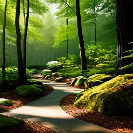 Midjourney Jeolla Wooded Forest: Create your own Custom Landscape Masterpiece - Socialdraft