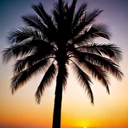 "Customizable Palm Tree Sky Midjourney Prompt - Create Your Own Tropical Paradise" - Socialdraft