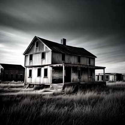 Haunted Ghost Town Midjourney Prompt - Socialdraft