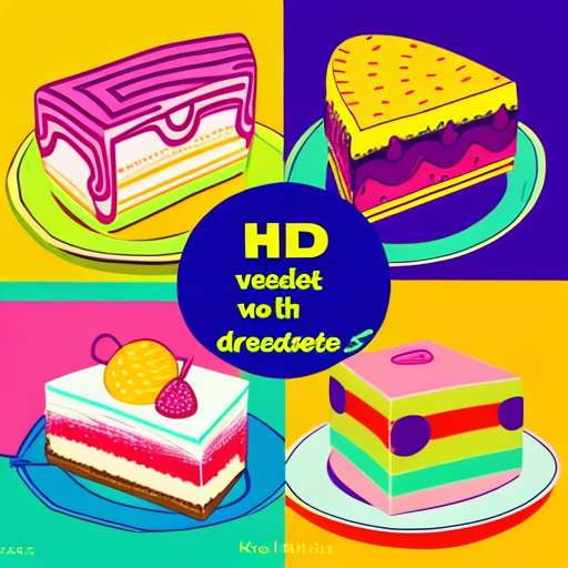 Midjourney Prompt: Sweet and Beautiful Dessert Wonderland - Socialdraft