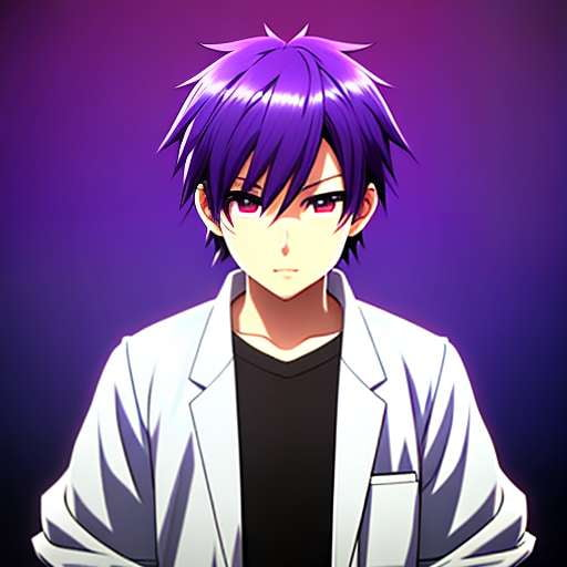 Midjourney prompt: pfp, profile background, anime boy, - PromptHero