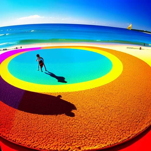 Beachy Boardwalk Coasters - Ocean Games Midjourney Prompt - Socialdraft