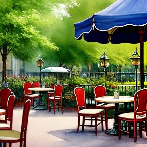 Parisian Cafe Watercolor Midjourney Prompt - Create Your Own Masterpiece - Socialdraft