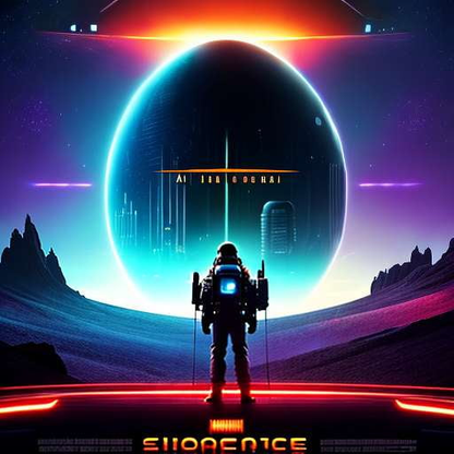Retro Sci-Fi Movie Poster Midjourney Prompt - Socialdraft