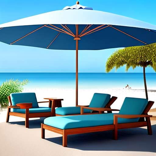 Beach Lounge Midjourney Image Prompt for Custom Creation - Socialdraft