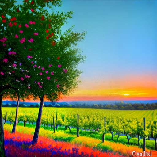Argentinian Vineyard Midjourney Image Prompt - Create Your Own Wine Country Masterpiece - Socialdraft