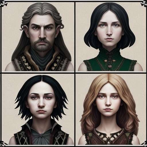 Fantasy RPG Character Creation: Realistic & Unique Fantasy Characters Midjourney Prompts - Socialdraft