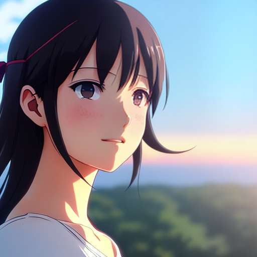 Romantic Anime Close Up - Midjourney Image Generator for Unique Art Prompts - Socialdraft