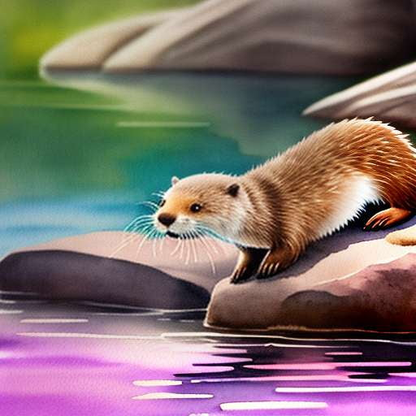 Otter in a Blazer Midjourney Prompt: Create Your Own Dapper Animal Art - Socialdraft