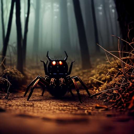 Halloween Spider Midjourney Prompt - Customizable Halloween Spider Art - Socialdraft